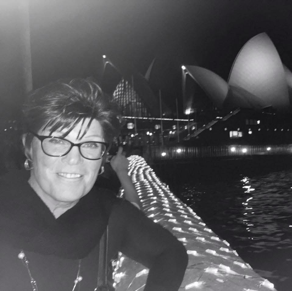 JJ Ferrari by Sydney Harbour at night