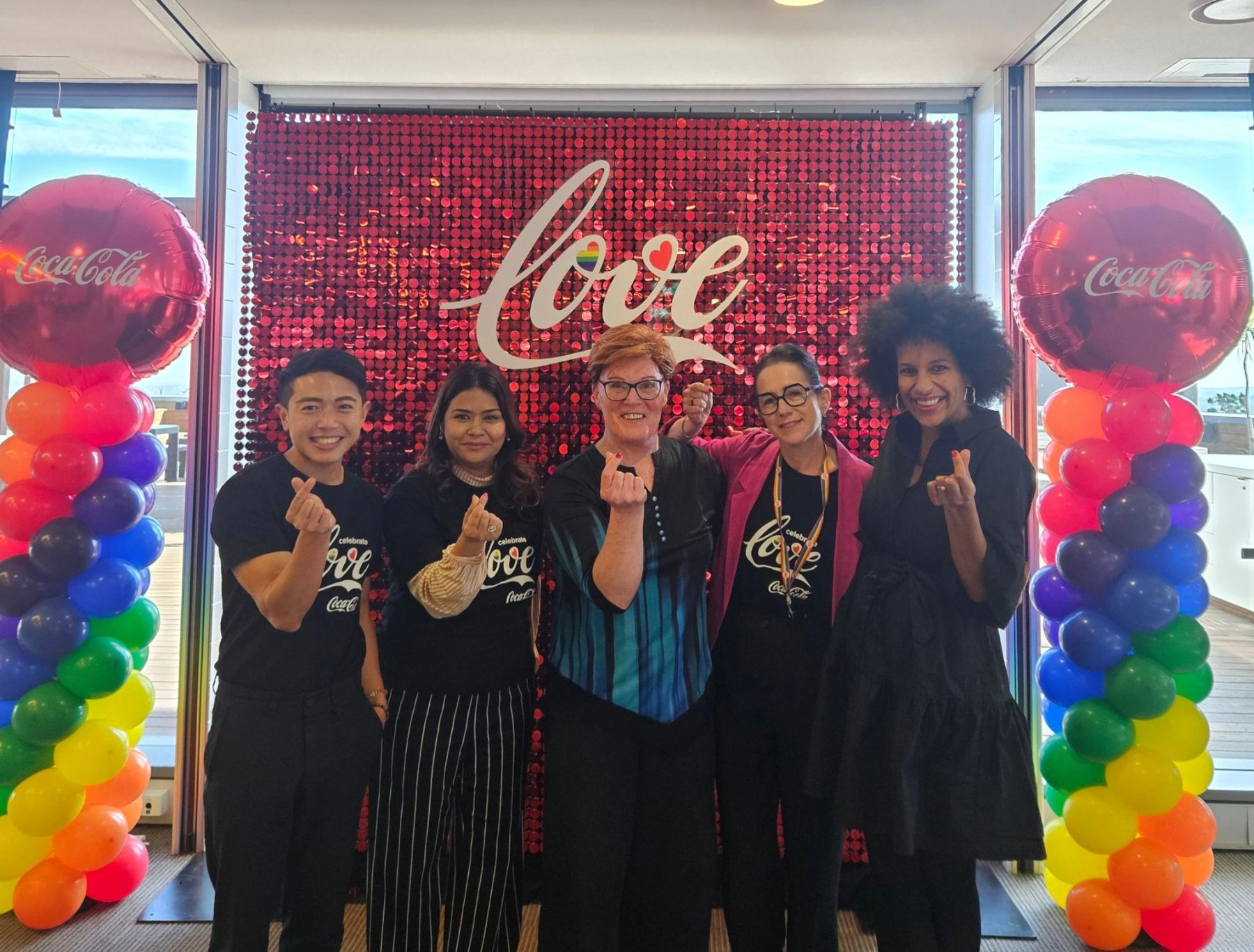 JJ Ferrari at a community pride event
